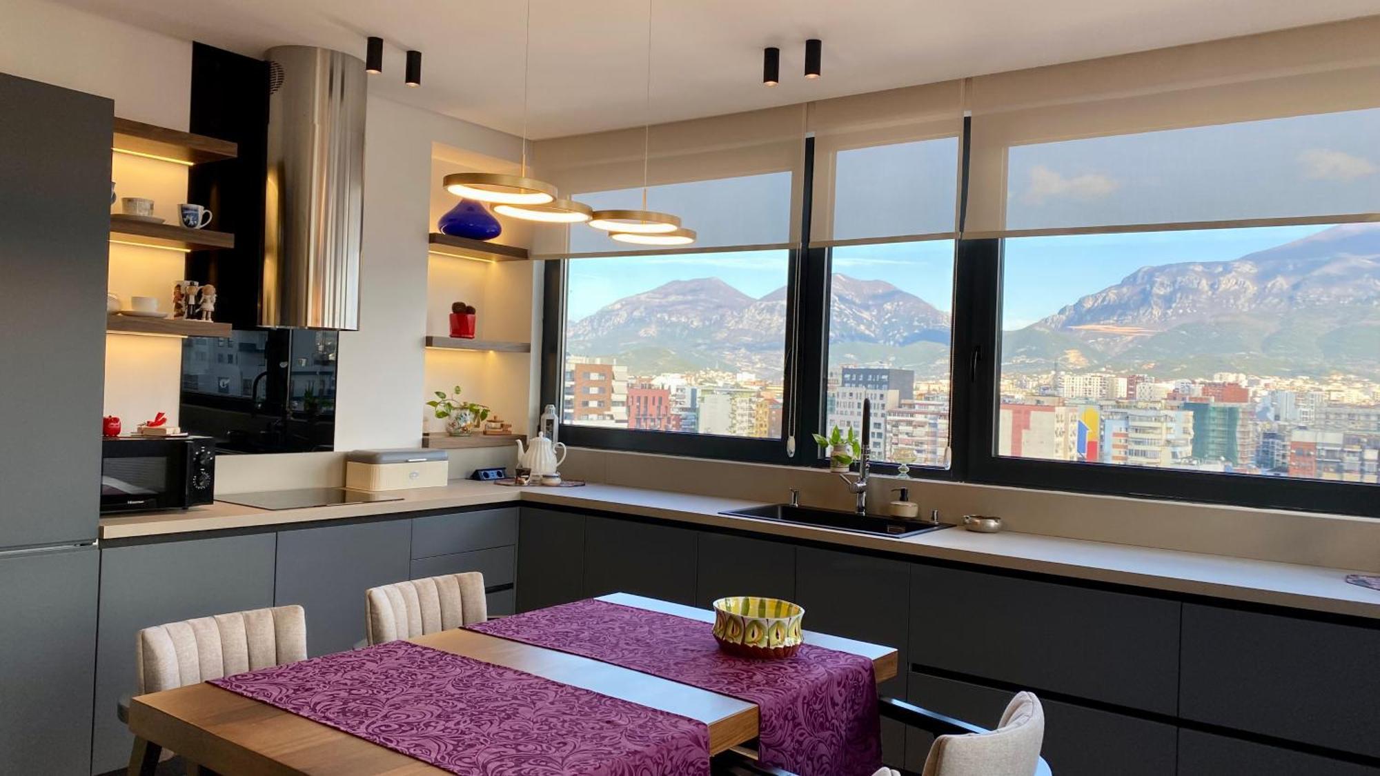 "Superattico" - Central Tirana Gorgeous Penthouse, Free Parking Extérieur photo