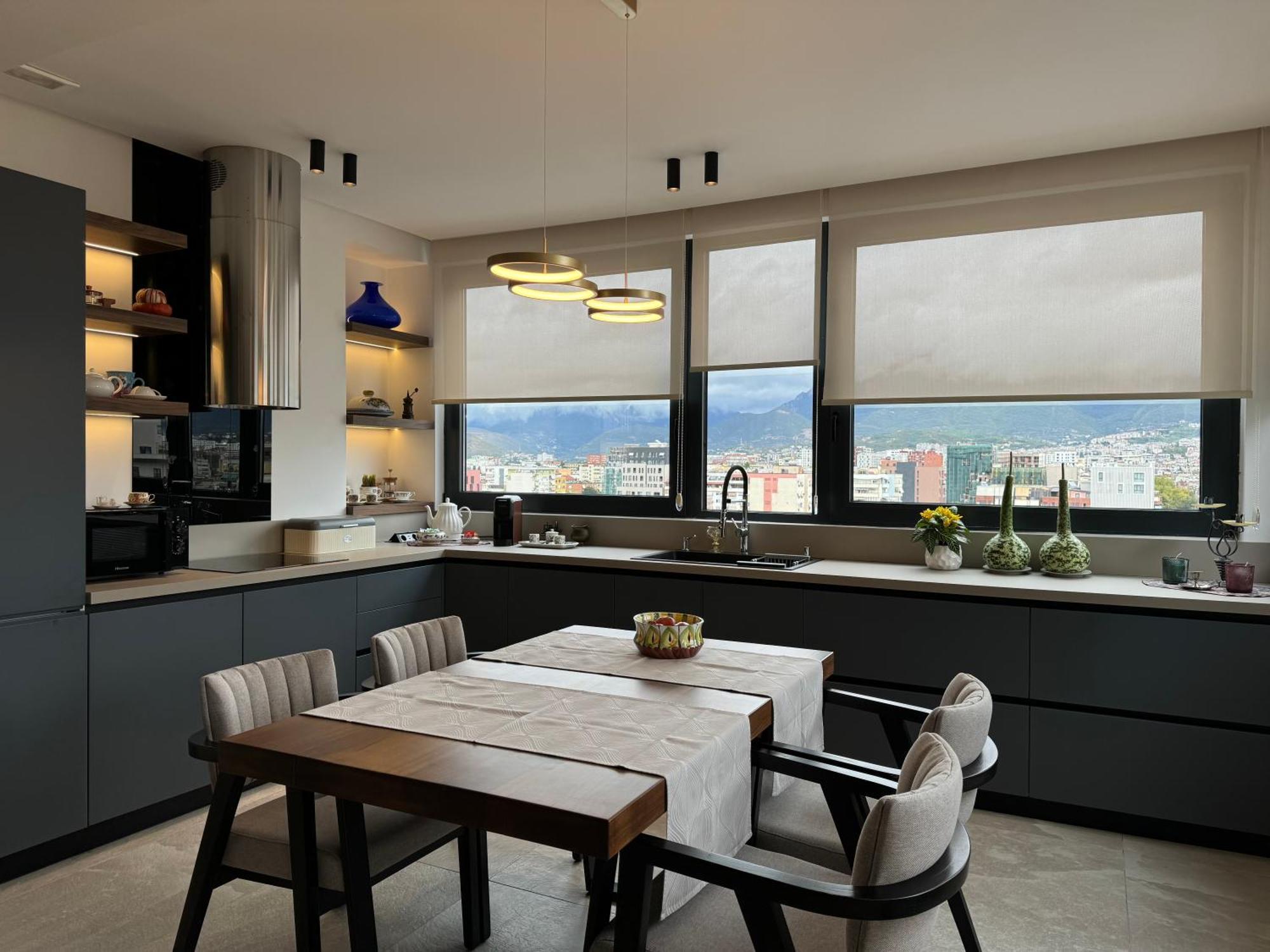 "Superattico" - Central Tirana Gorgeous Penthouse, Free Parking Extérieur photo